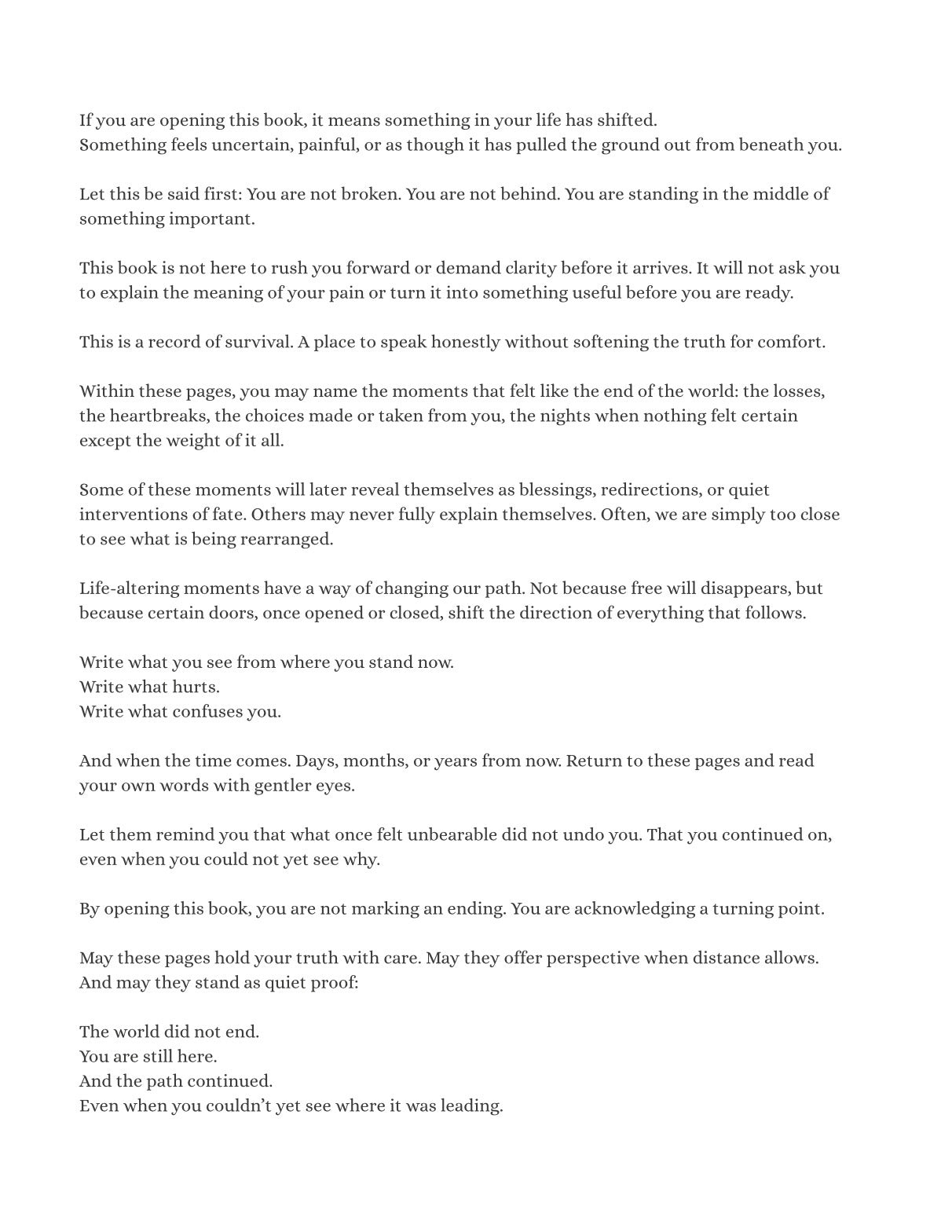 The Magick of Looking Back:A Record of Lived Experience and Reflection