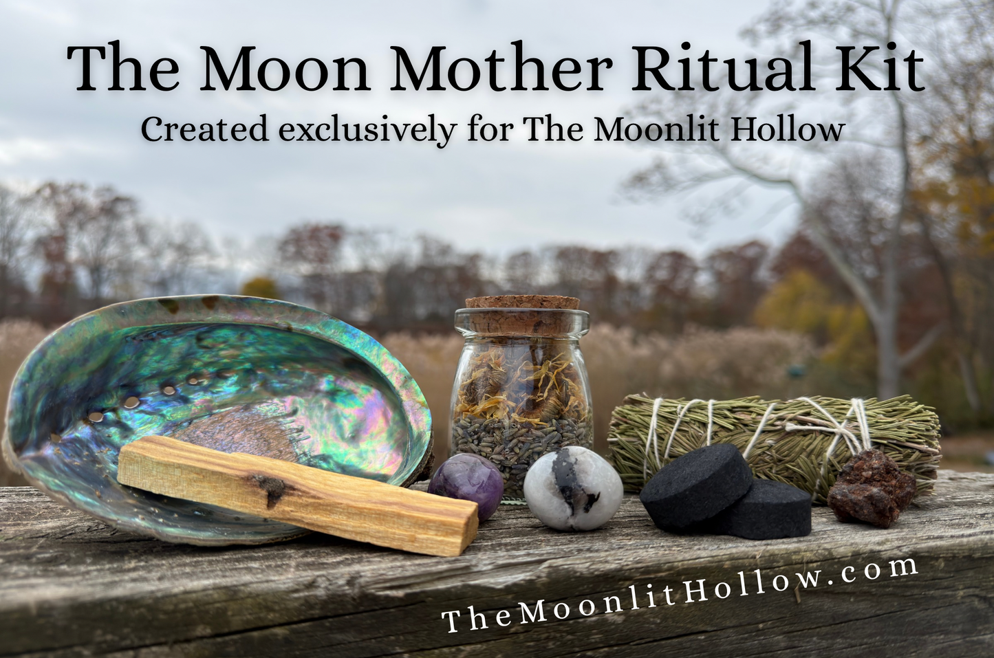 Moon Mother Ritual Kit | Lunar Healing, Intuition, & Sacred Feminine Ritual Tools