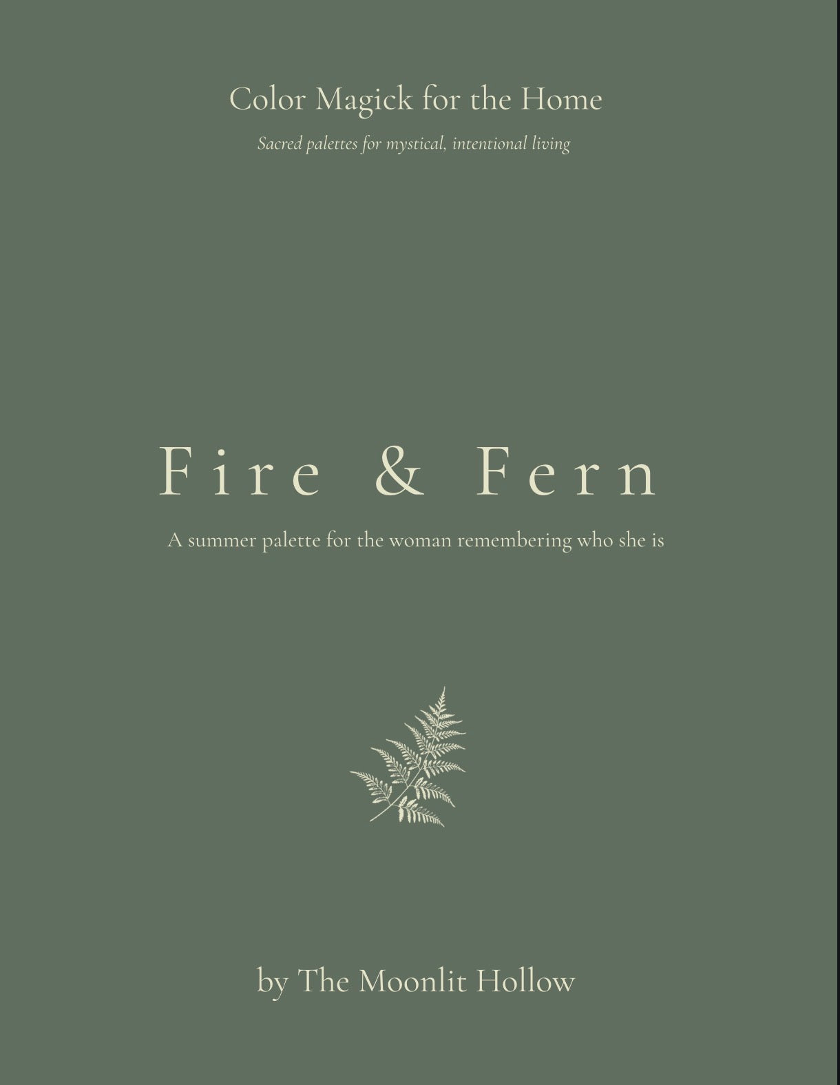 FIRE & FERN Color Magick for the Home: Digital Download Guide