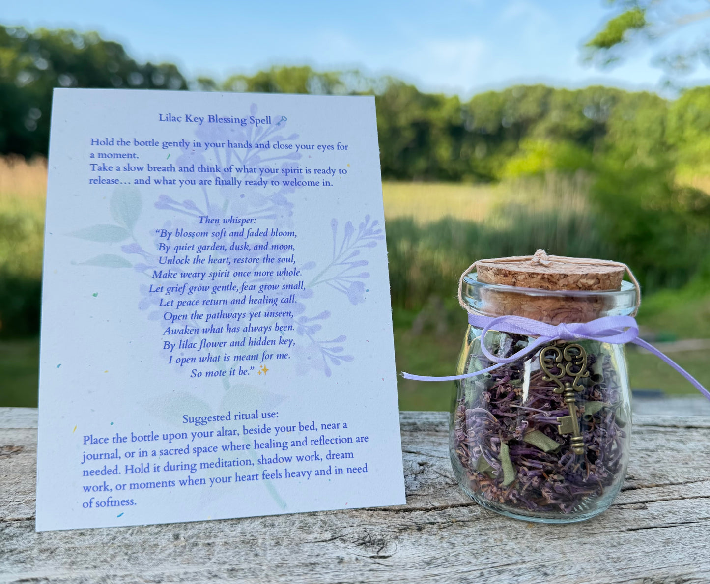 THE LILAC KEY™ Limited Edition Blessing Spell Jar